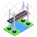 Suez Canal Bridge Icon