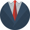 Suit Gentleman Tie Icon