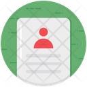 Cv Profile Biography Icon