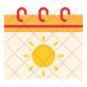 Summer Calendar Day Icon