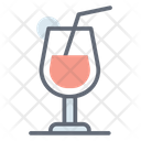 Summer Drink Martini Lemonade Icon