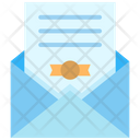 Summons Letter Testament Icon