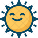 Sun Happy Emoji Icon