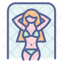 Beach Bikini Vacation Icon