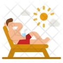 Sunbathing Icon