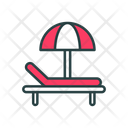 Sunbed Bed Rest Icon