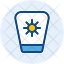 Sunblock Cream Icon