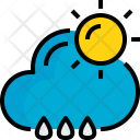 Sunhine Rainy Weather Icon