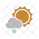 Sunny snowfall Icon
