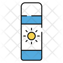 Sunblock Suntan Cream Lotion Icon
