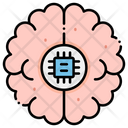 Super Brain Mind Chip Ai Mind Icon