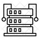 Supercomputer Data Storage Dataracks Icon