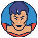 Superman Warrior Superhero Icon