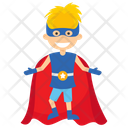 Kid Superman Superhero Cartoon Comic Superhero Icon