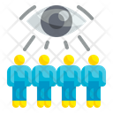 Supervise Eye Team Icon