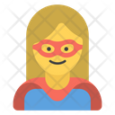 Female Spider Woman Superhero Icon