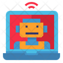 Support Assistant Robot Icon