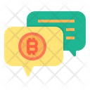 Support Money Bitcoin Cryptocurrency Support Bitcoin Bitcoin Message Icon