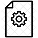 Paper Setting Document Maintenance File Configuration Icon
