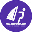 Surfing Skiing Water Icon