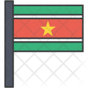 Suriname Country Flag Icon