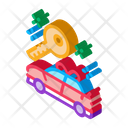 Car Gift Silhouette Icon
