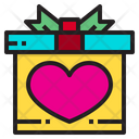 Heart Gift Box Celebration Icon