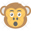 Monkey Emoji Surprised Icon
