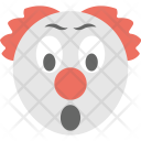 Shocked Surprised Clown Icon