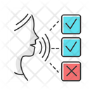 Survey audio response  Icon