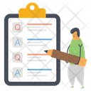 Questionnaire Survey Checklist Icon