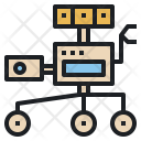 Surveyor Robot Moon Icon