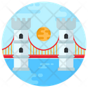 Bridge Suspension Bridge Footbridge Icon