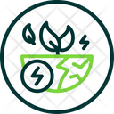 Sustainable Energy Ecologic Plant Icon