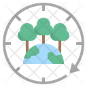 Sustainably Environmental Forest Icon