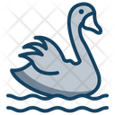 Swan Animal Floating Swan Icon