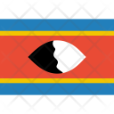 Swaziland Flag World Icon