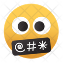 Swearing Mad Emoji Icon