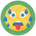 Sweat Emoji Emoticon Emoji Icon