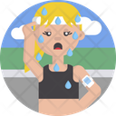 Sweat Workout Fitness Icon