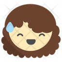 Sweat Emoji Face Icon