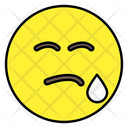 Sweating Emoji Emoticon Smiley Icon
