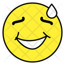 Sweating Emoji Emoticon Emotion Icon