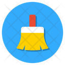 Dust Sweeping Brush Cleaning Brush Icon