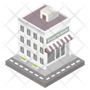 Building Architecture Sweets Shop Icon