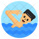 Swimming Water Sports Olympics Game Icon