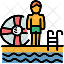 Pool Holiday Vacation Icon
