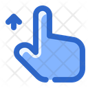Swipe Up Finger Hand Icon