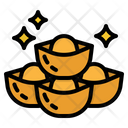 Gold Ingots Chinese Icon