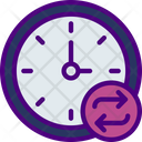 Sync Clock Sync Time Refresh Time Icon
